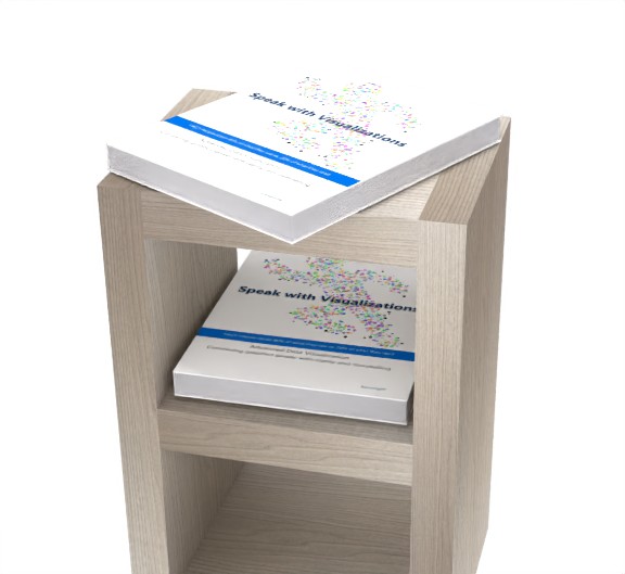 Speak with Visualizations (Paperback) on a shelf