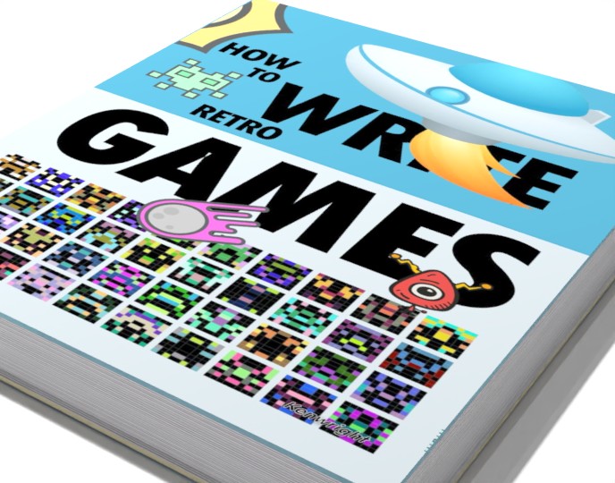 How to Write Retro Games - Web Programming (Paperback) on a shelf