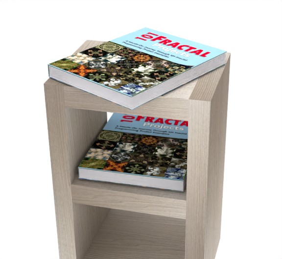 101 Fractal Projects (Paperback) on a shelf