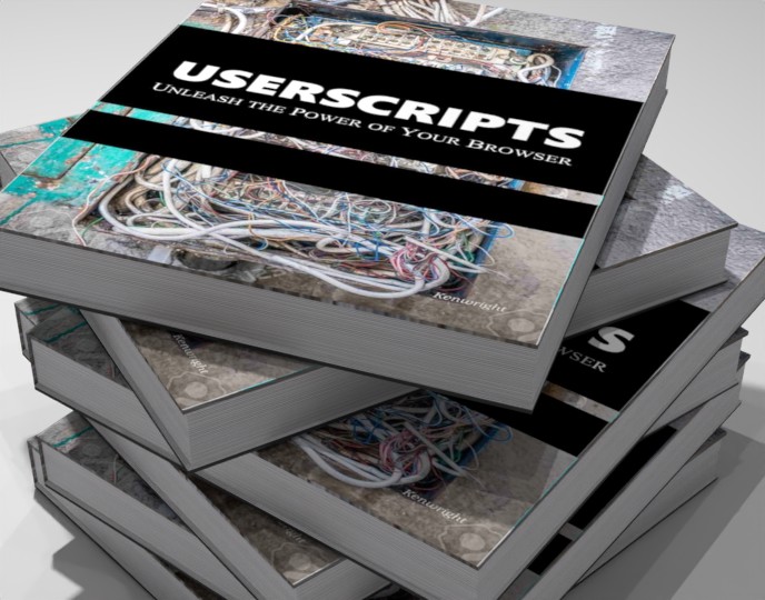 UserScripts in 20 Minutes (Coffee Book Series) on a shelf