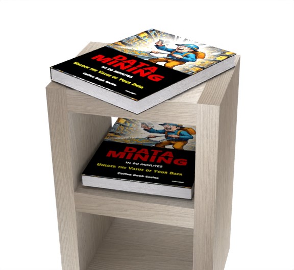 Data Mining in 20 Minutes: Coffee Book Series on a shelf