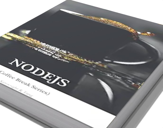 NodeJS in 20 Minutes (Coffee Series) on a shelf